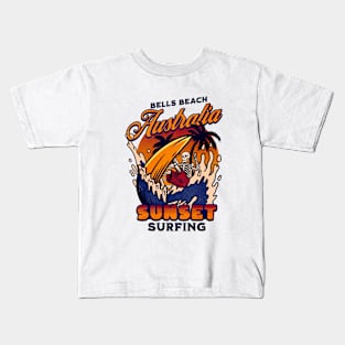 summer vibes skull Kids T-Shirt